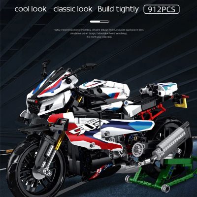 RR Motor League Motorcycle Technician MOC-89700 with 912 pieces