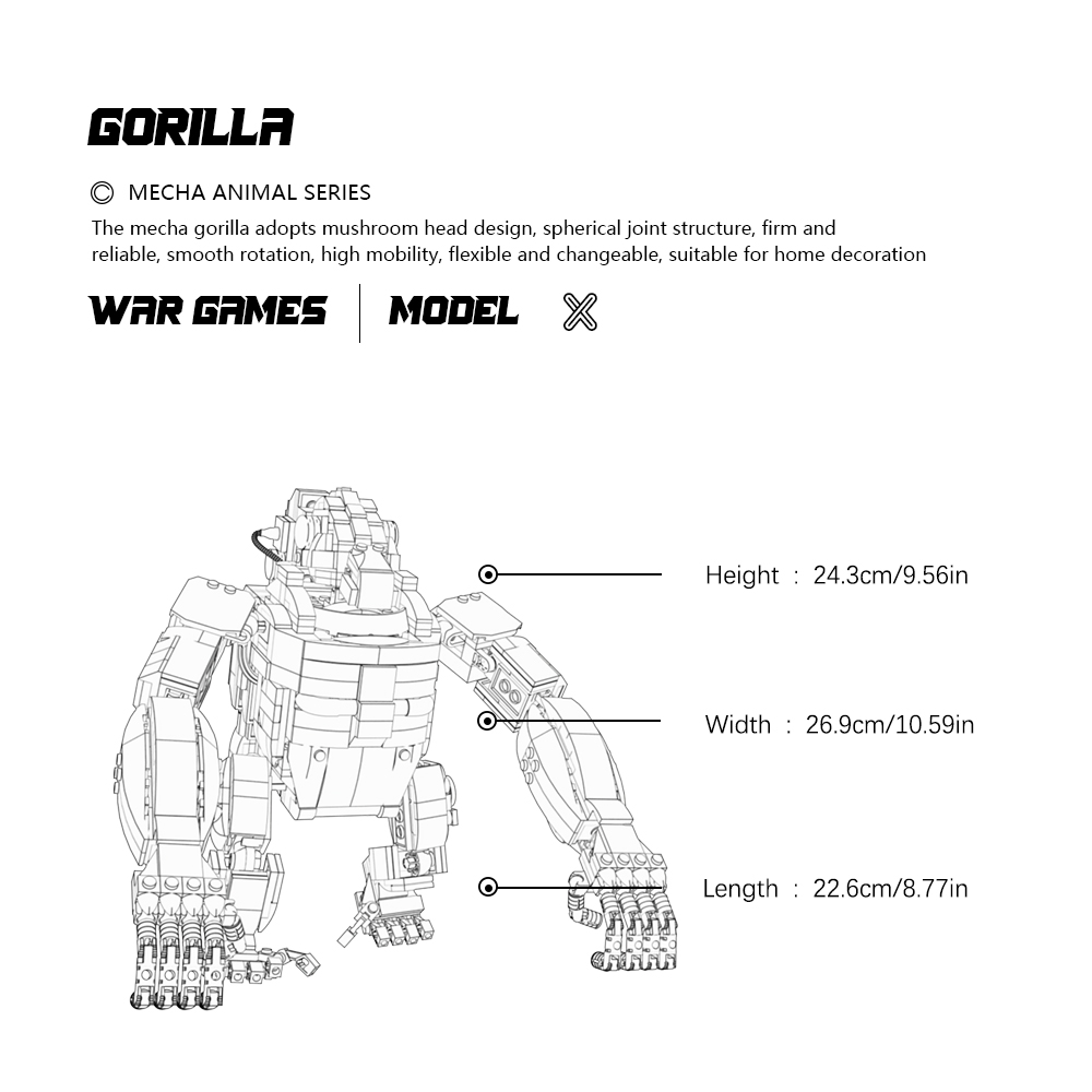 Overwatch Creator MOC-89720 with 822 pieces Overwatch Creator MOC-89720 with 822 pieces