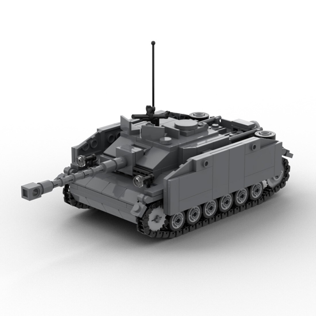 German Army G-Type Sturmgeschütz III Military MOC-89725 with 417 pieces German Army G-Type Sturmgeschütz III Military MOC-89725 with 417 pieces