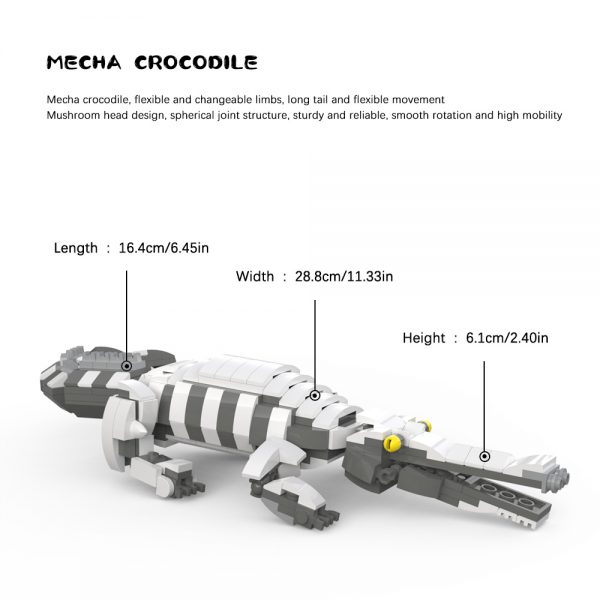 Mecha Crocodile Creator MOC-89732 with 346 pieces