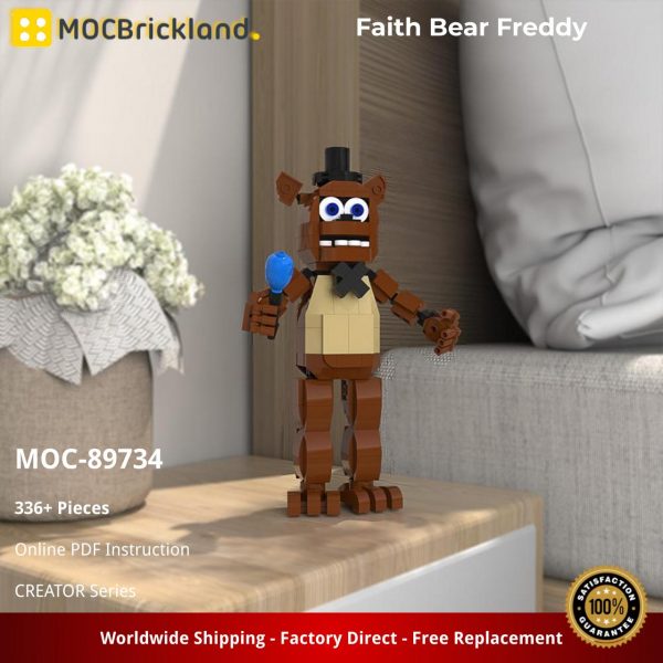 Faith Bear Freddy Creator MOC-89734 with 336 pieces