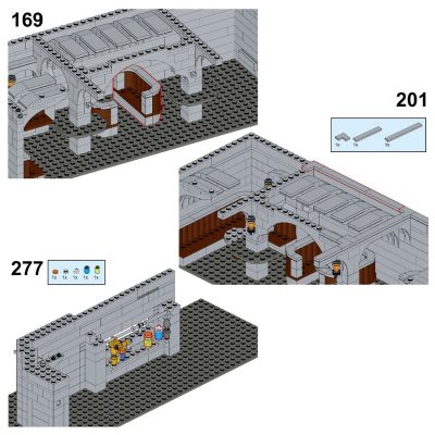 Nevarro Cantina Star Wars MOC-91322 with 1679 pieces