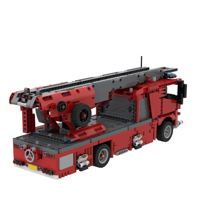 Fire Truck “DL / Ladder” (RC-Option) Technician MOC-91785 with 1666 pieces Fire Truck “DL / Ladder” (RC-Option) Technician MOC-91785 with 1666 pieces