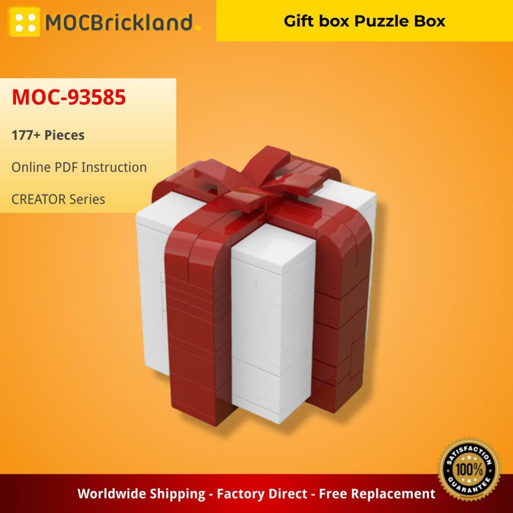 Gift box Puzzle Box MOC-93585 Creator with 177 Pieces