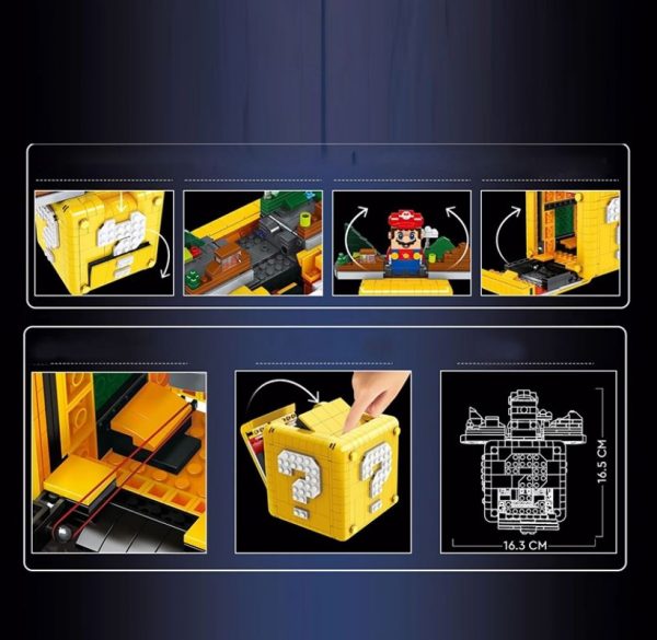 Mini Mario Question Block Creator MOC-93671 with 788 pieces
