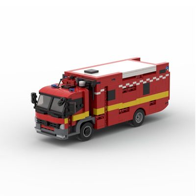 London Fire Brigade LFB – Command Unit Technician MOC-96322 with 994 pieces