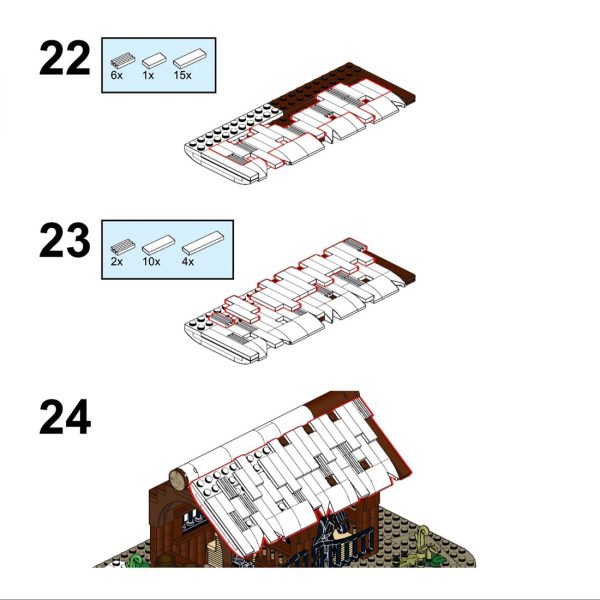 Stables Modular Building MOC-96457 with 419 pieces