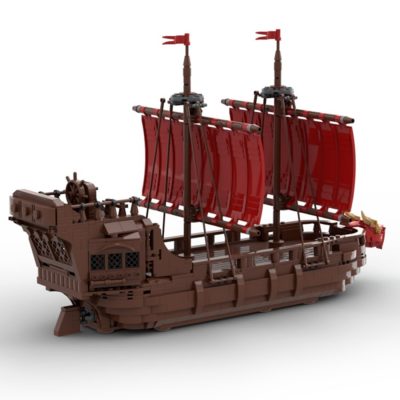 Medieval Warship V2! Creator MOC-98940 with 1341 pieces