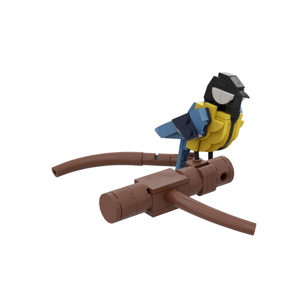 Great Tit MOC-99218 Creator with 99 Pieces