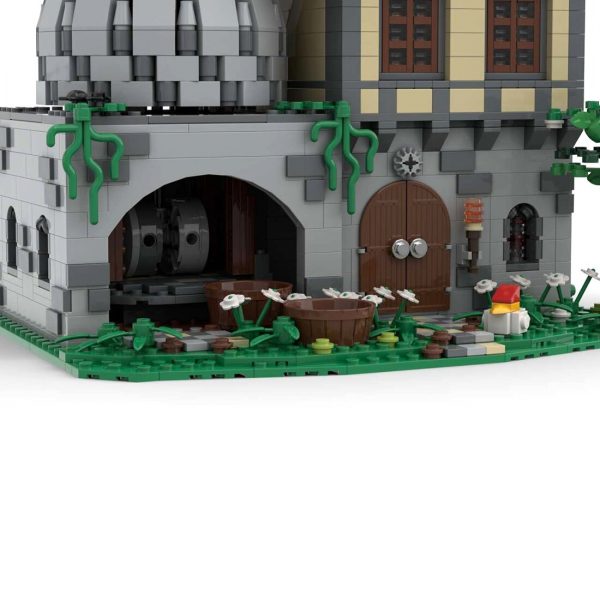 Classic Castle – Motorized Windmill Modular Building MOC-31613 by Tavernellos with 2273 pieces