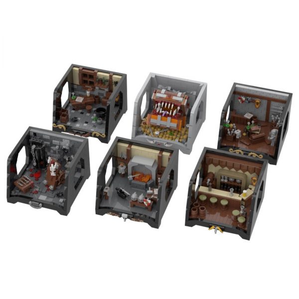 Medieval Series MODULAR BUILDING MOC-41116 by gabizon with 3100 pieces
