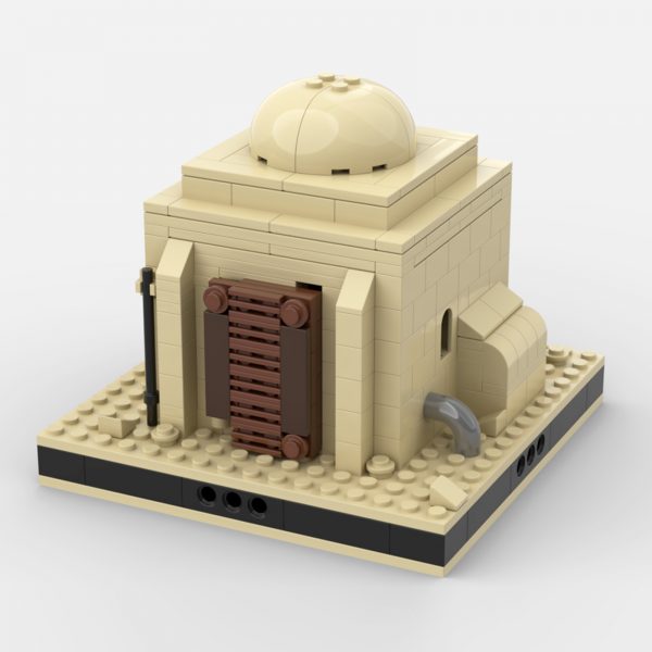Desert House #1 for a Modular Tatooine MODULAR BUILDING MOC-55012 by Gabizon with 274 pieces