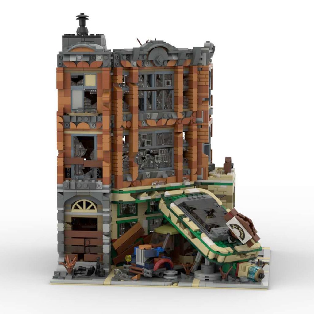 Corner Garage Apocalypse Version MODULAR BUILDING MOC66422 by