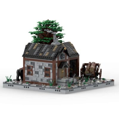 Medieval Blacksmith Modular Building MOC-76414 by Tavernellos with 1694 pieces