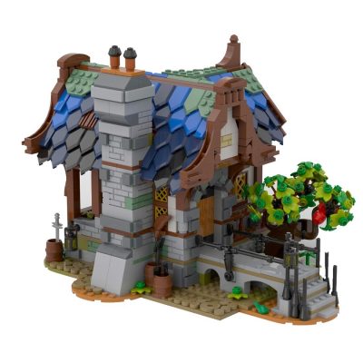 Medieval House MODULAR BUILDING MOC-79655 by Gr33tje13 with 1316 pieces