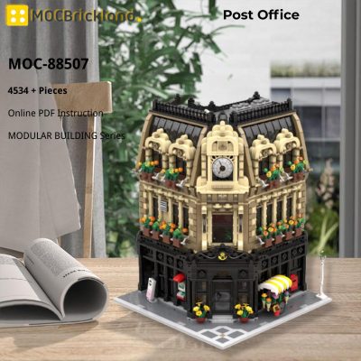 Post Office MODULAR BUILDING MOC-88507 by simon84 with 4534 pieces
