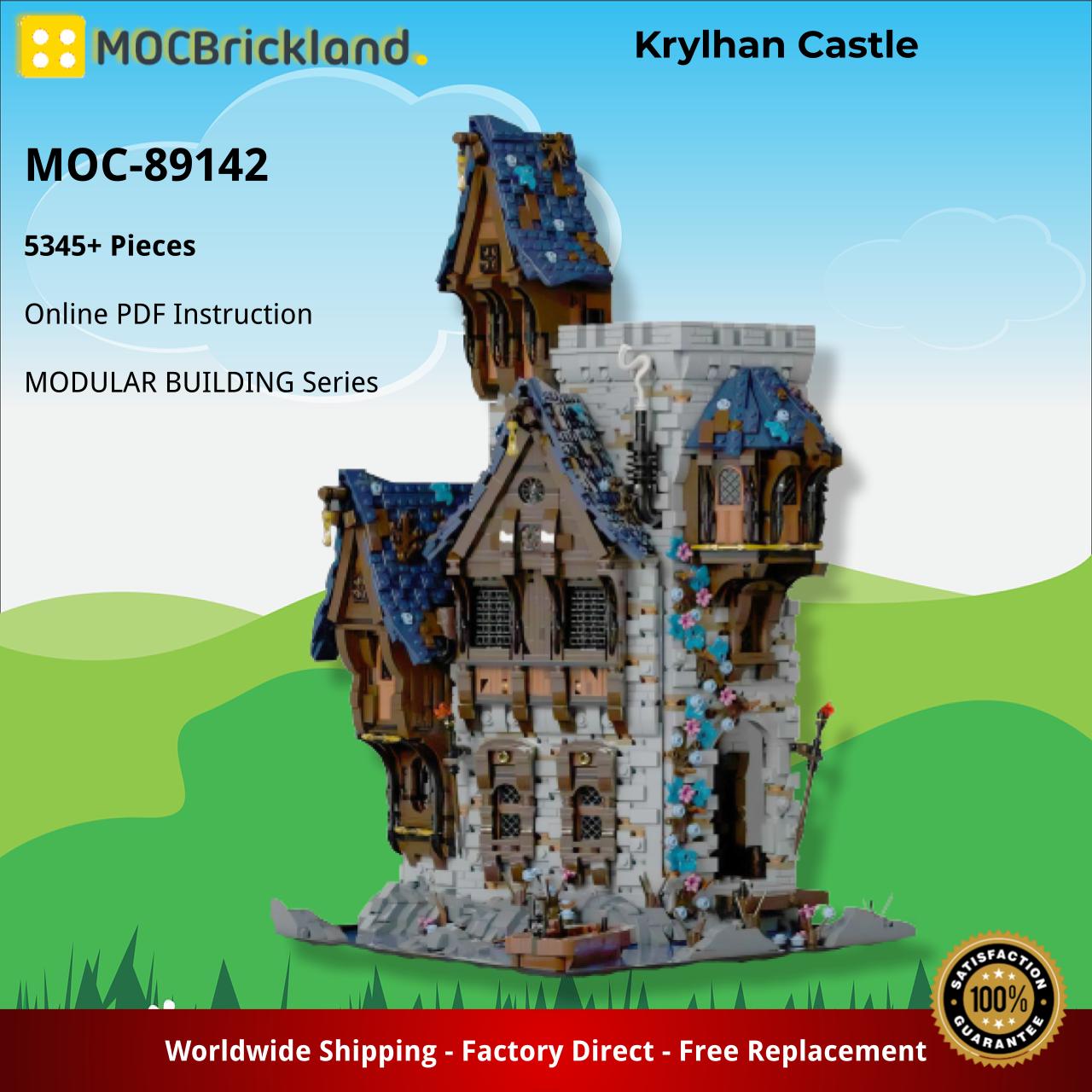 Krylhan Castle MODULAR BUILDING MOC-89142 by PeetersKevin WITH 5345 ...