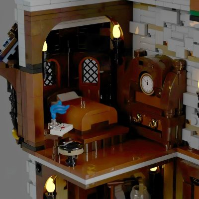 Fire Station by BrickAtive MODULAR BUILDING MOC-89350 WITH 3066 PIECES