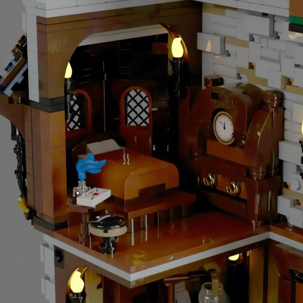 Fire Station by BrickAtive MODULAR BUILDING MOC-89350 WITH 3066 PIECES