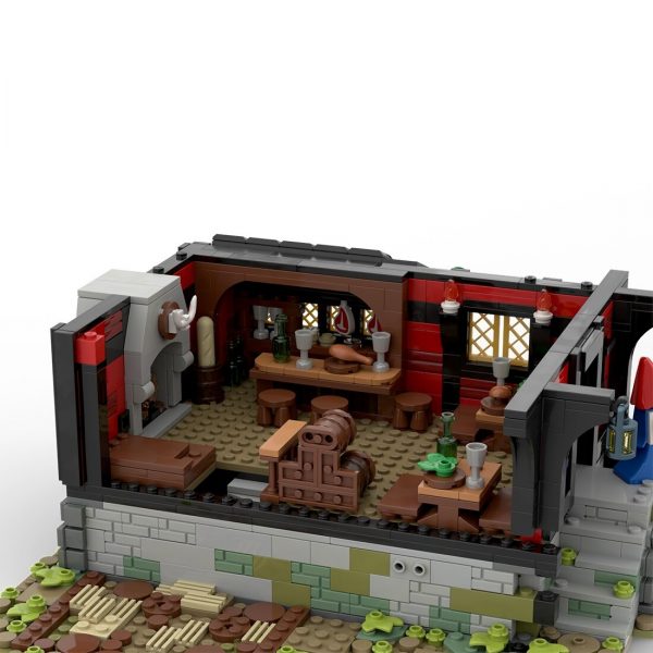 Middle Ages House MODULAR BUILDING MOC-89795 WITH 2926 PIECES