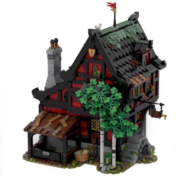 Middle Ages House MODULAR BUILDING MOC-89795 WITH 2926 PIECES