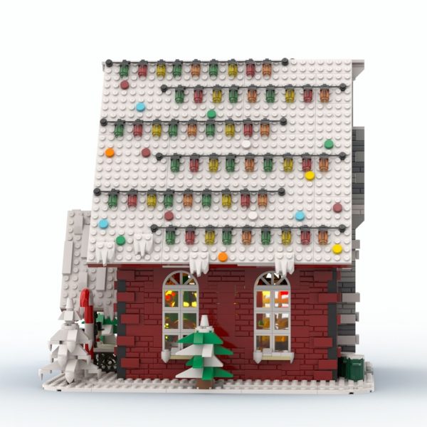 Christmas Snow House MODULAR BUILDING MOC-89798 WITH 2840 PIECES