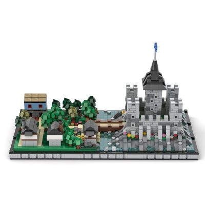 Medieval Castle MODULAR BUILDING MOC-89806 by Mini Custom Set WITH 1695 PIECES
