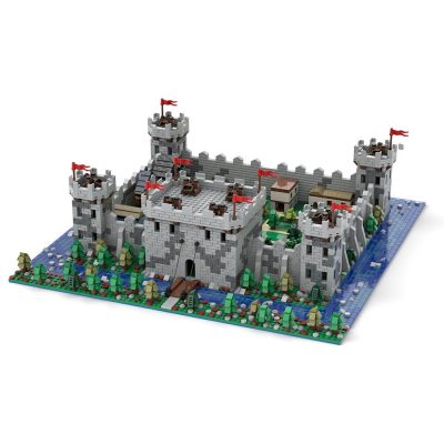 Medieval Castle MODULAR BUILDING MOC-89807 by Mini Custom Set WITH 4719 PIECES
