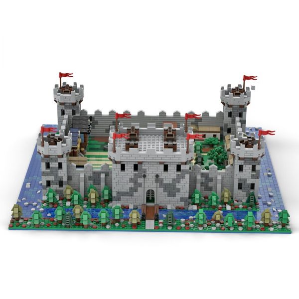 Medieval Castle MODULAR BUILDING MOC-89807 by Mini Custom Set WITH 4719 PIECES