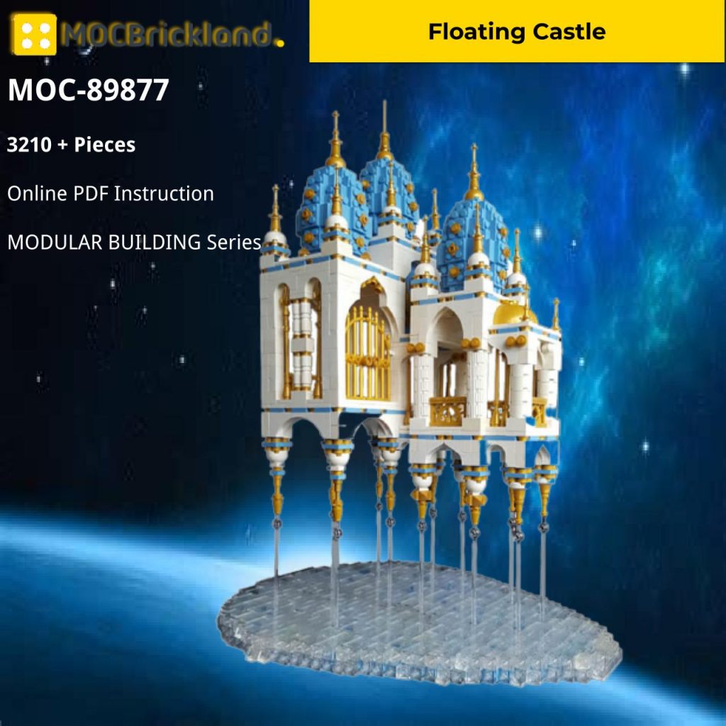 Floating Castle Modular Building Moc 89877 With 3210 Pieces Moc Brick Land 