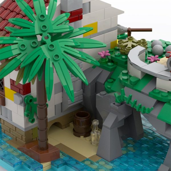 Pirates – The Conquered Outpost Modular Building MOC-90994 by cjtonic with 1014 pieces