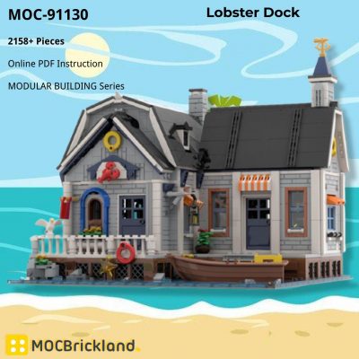 Lobster Dock MODULAR BUILDING MOC-91130 by JeongwonE WITH 2158 PIECES
