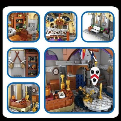 MKingLand Costume Shop With Light Modular Building MOULD KING 11005 with 2805 pieces