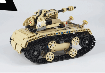 Tele Tank Military MOULD KING 13010 with 550 pieces