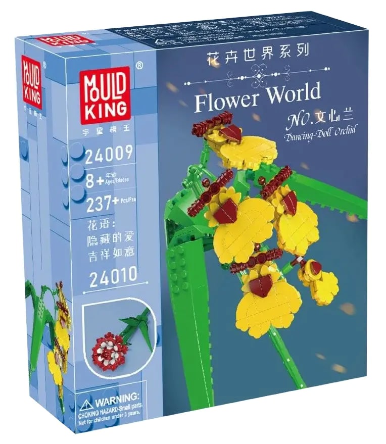 Flower World: Oncidium MOULDKING 24009 Creator With 237pcs 