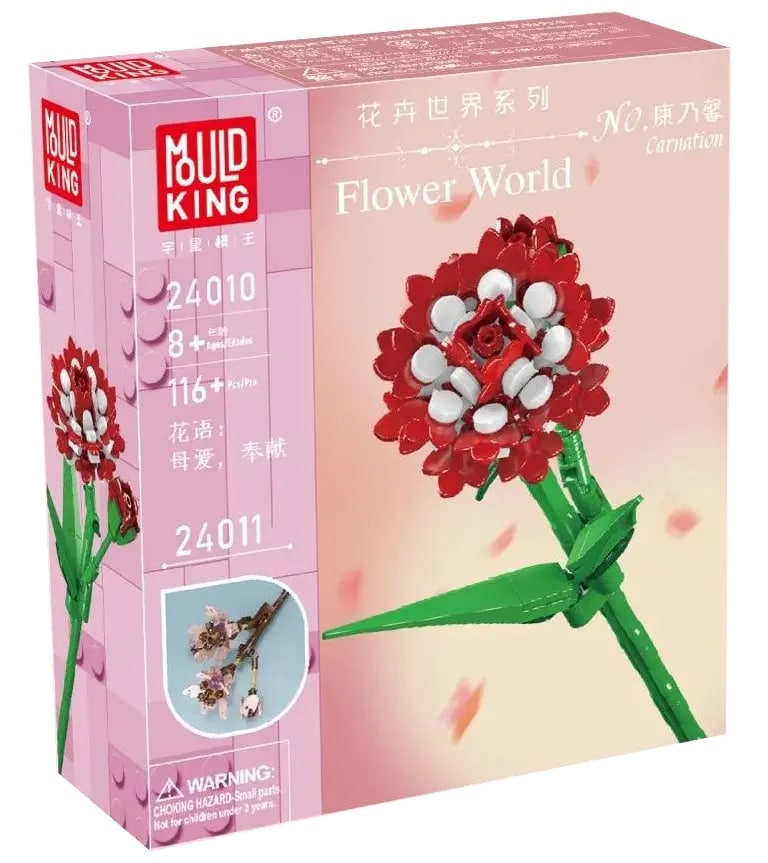 Flower World: Carnation MOULDKING 24010 Creator With 116pcs