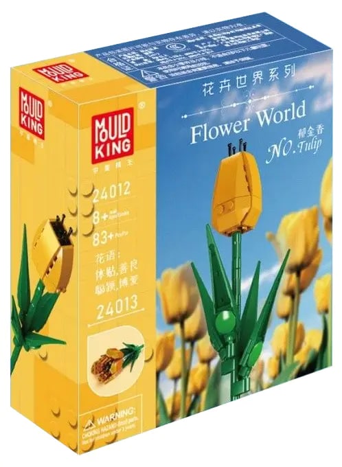 Flower World: Tulips MOULDKING 24012 Creator With 83pcs