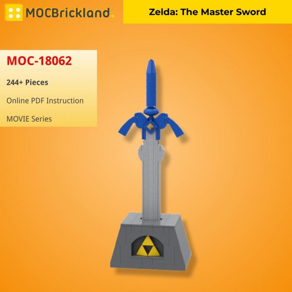 Zelda: The Master Sword MOVIE MOC-18062 by SkywardBrick WITH 244 PIECES