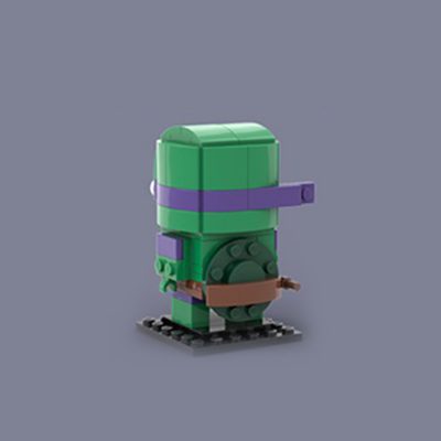 Brickheadz – Donatello MOVIE MOC-18374 WITH 95 PIECES