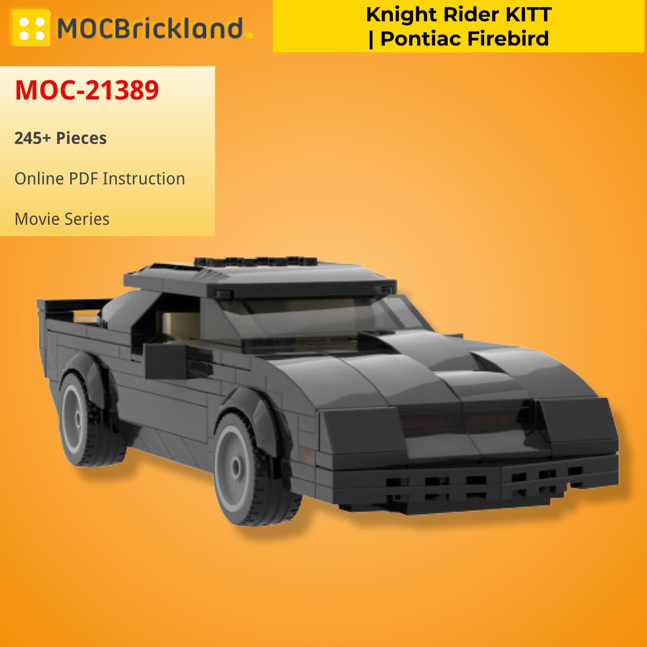 Knight Rider KITT | Pontiac Firebird MOVIE MOC-21389 WITH 245 PIECES