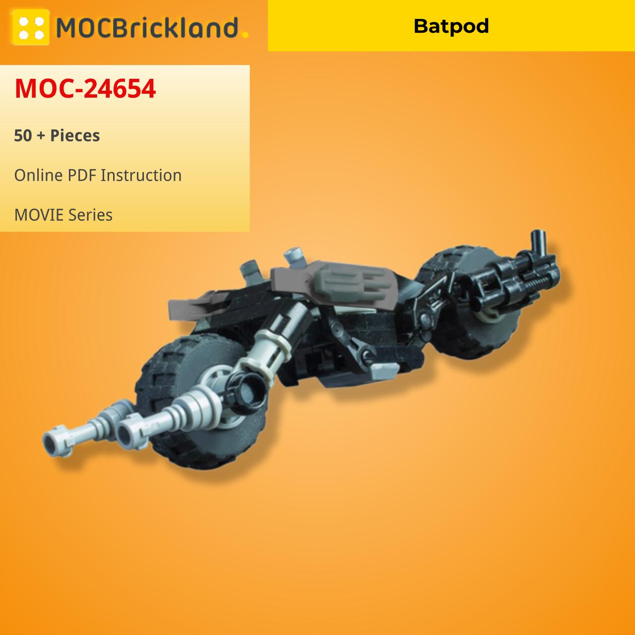 Batpod MOVIE MOC-24654 WITH 50 PIECES