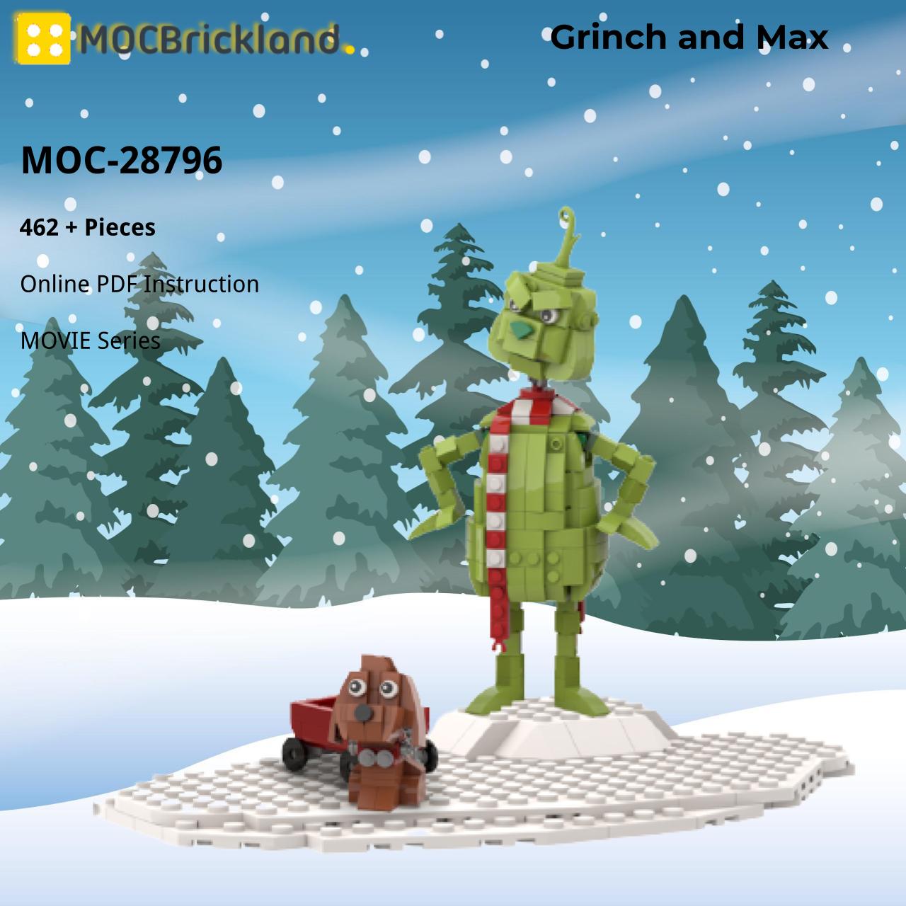 Grinch and Max MOVIE MOC-28796 WITH 462 PIECES