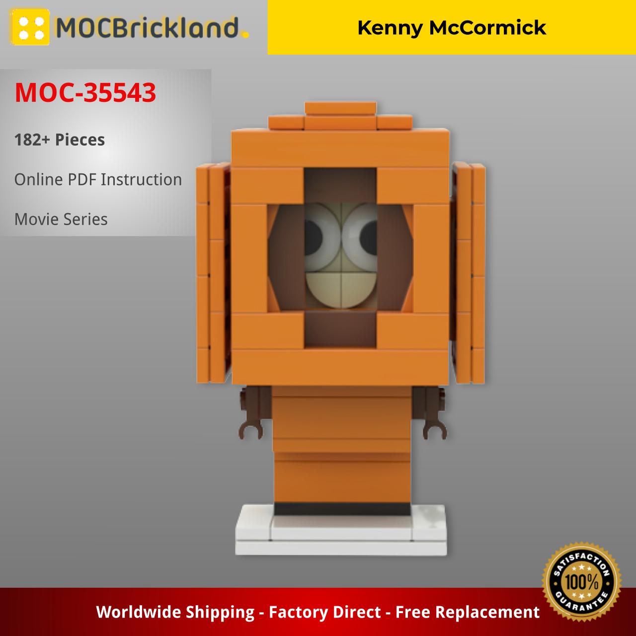 Kenny McCormick MOVIE MOC-35543 with 182 pieces