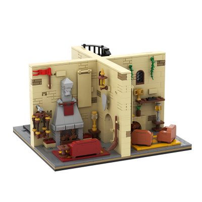 Harry Pօtter Common Room Playset MOVIE MOC-35795 by Custominstructions WITH 1260 PIECES