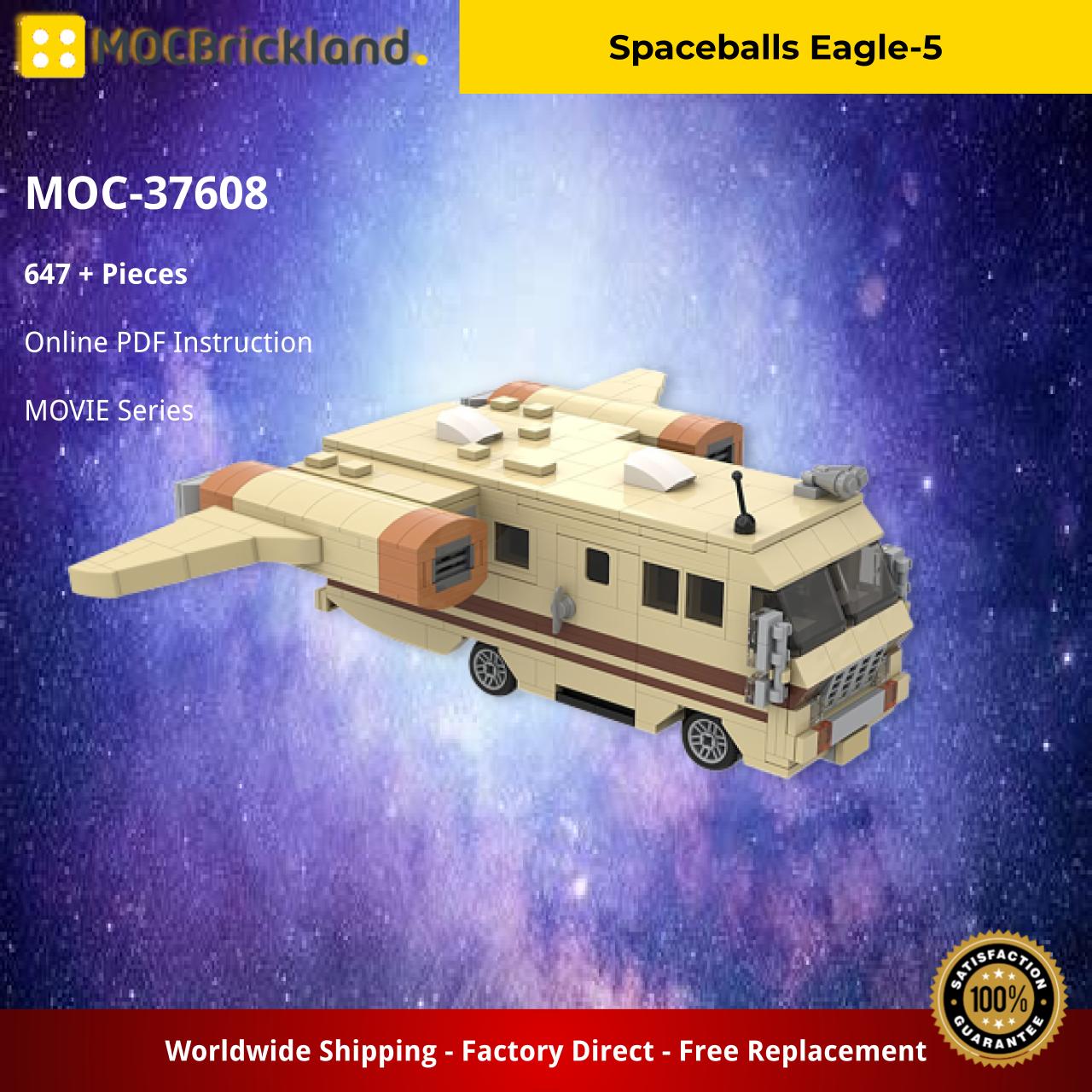 Spaceballs Eagle-5 MOVIE MOC-37608 WITH 647 PIECES