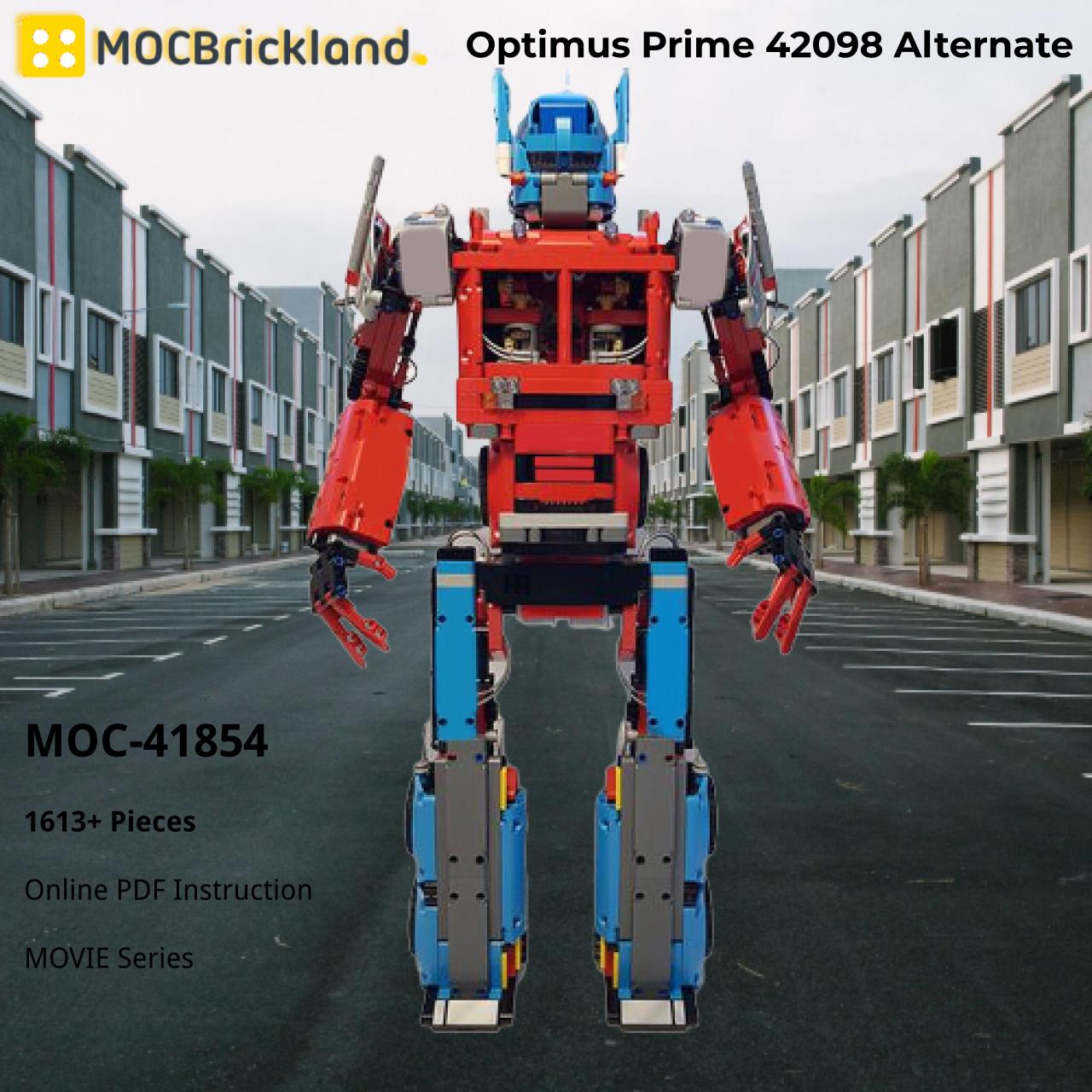 Optimus Prime (Really Transforms!) MOC made from LEGO bricks – B3 Customs