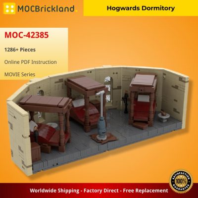 Hogwards Dormitory Movie MOC-42385 by WiktorR with 1286 pieces