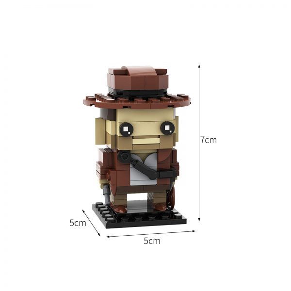 Indiana Jones MOVIE MOC-44641 by Custominstructions WITH 161 PIECES
