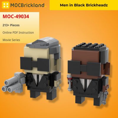 Men in Black Brickheadz MOVIE MOC-49034 WITH 213 PIECES