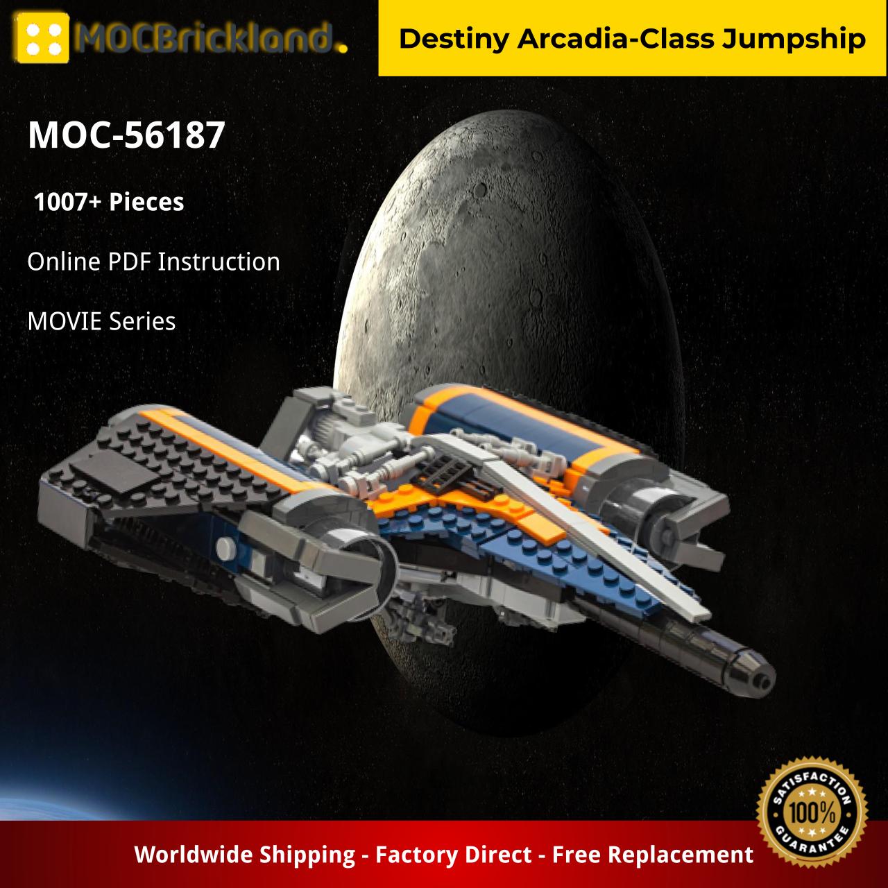 Destiny Arcadia-Class Jumpship MOVIE MOC-56187 WITH 1007 PIECES